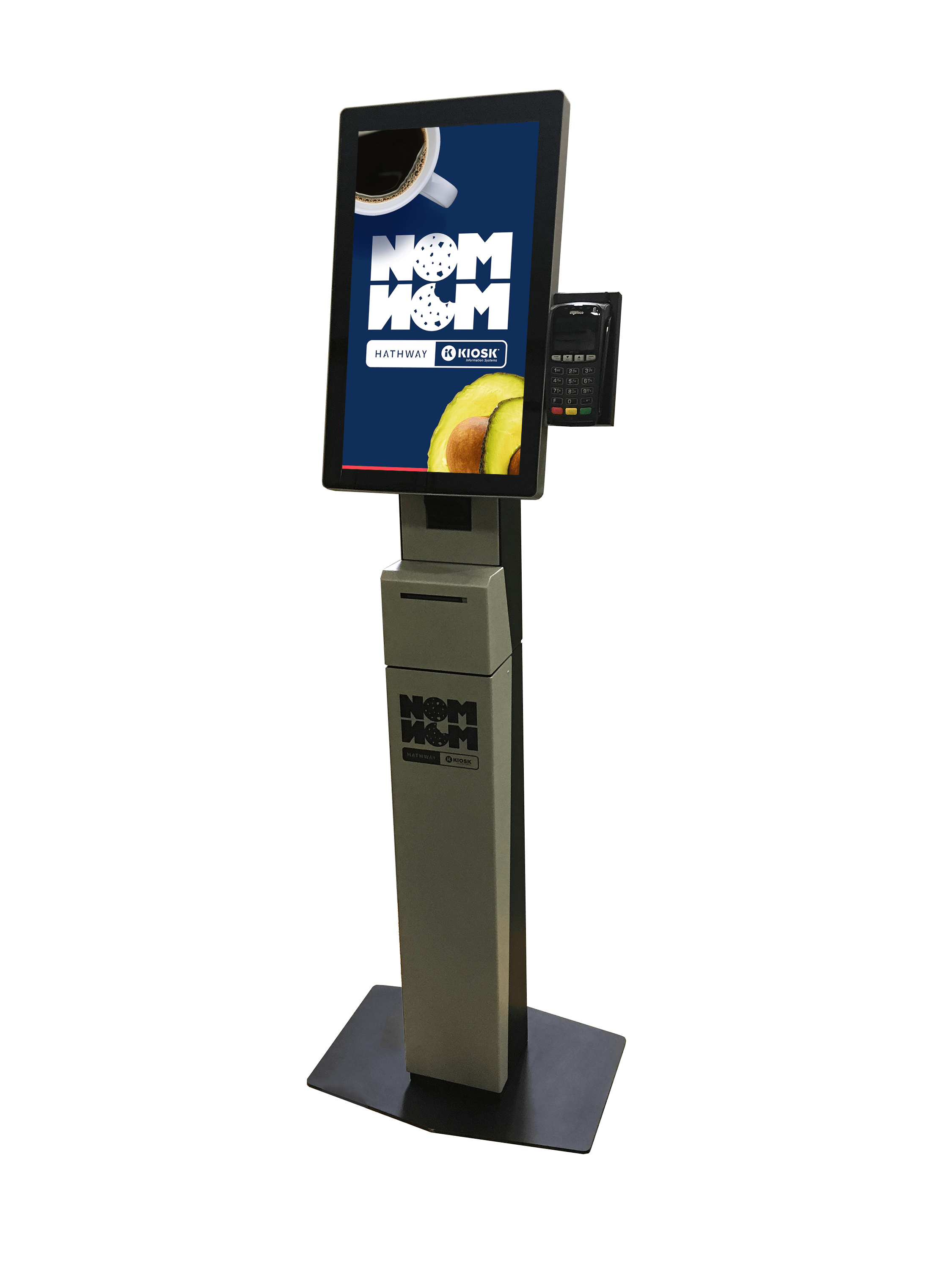 Food ordering pedestal kiosk