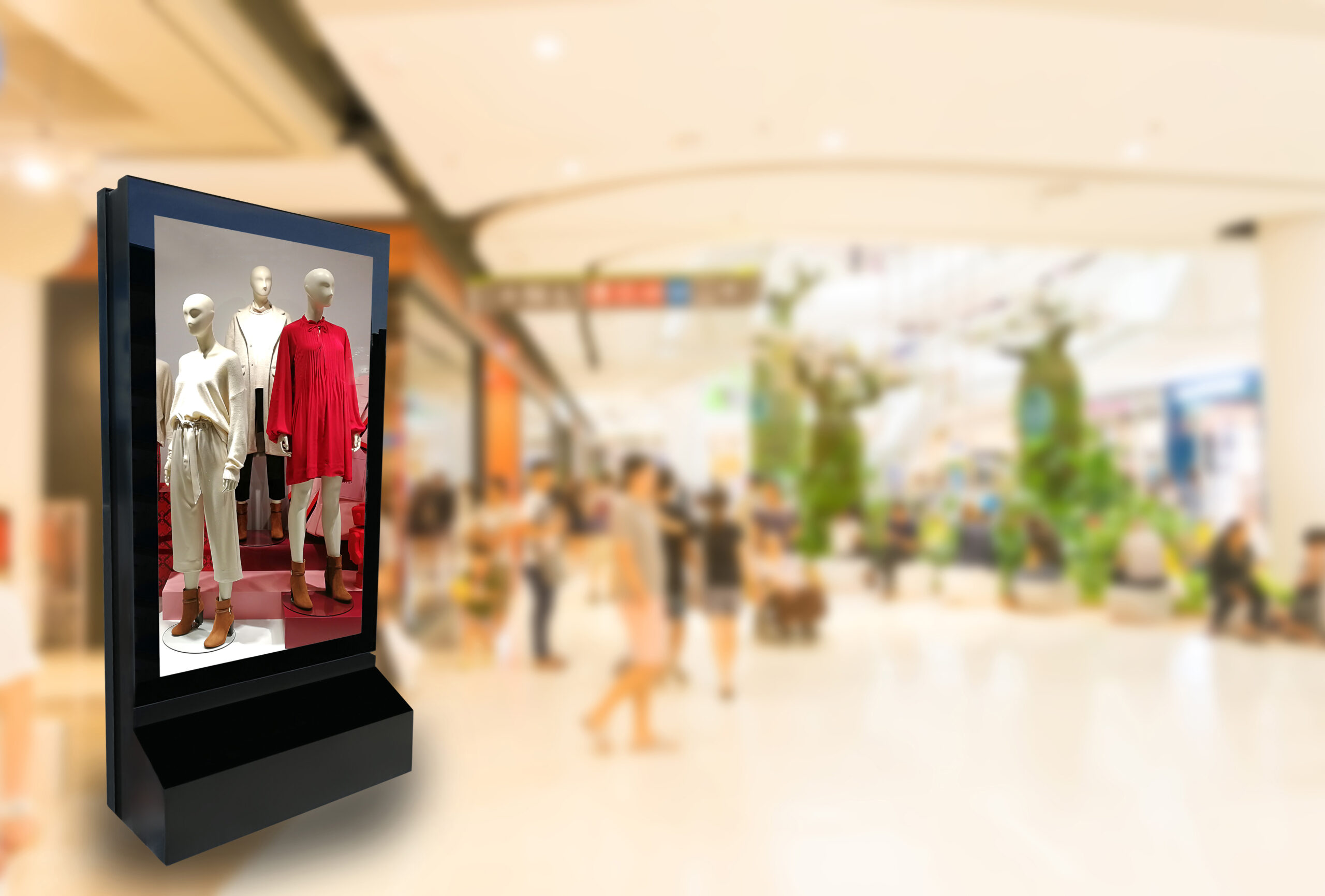 Example of digital Kiosk in mall