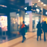 blurred image of mall