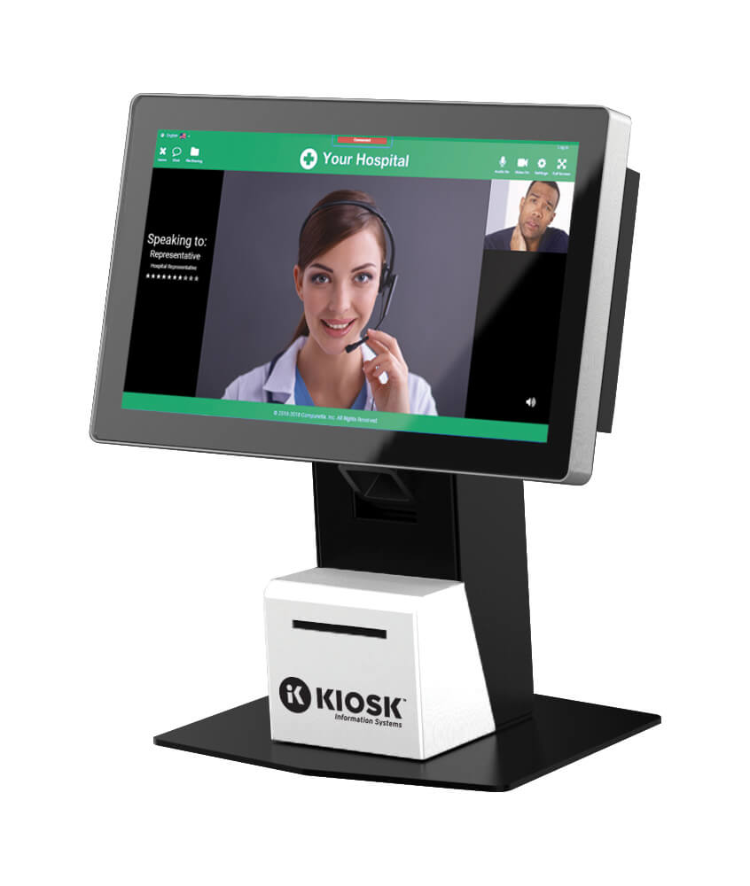 Apex kiosk model in healthcare