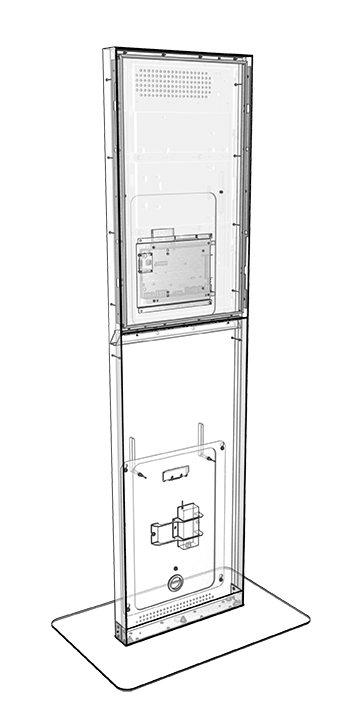 Portal Kiosk spec drawing