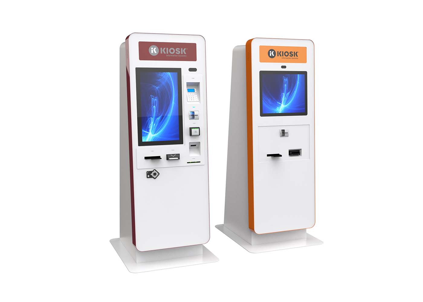 Two Benchmark kiosks