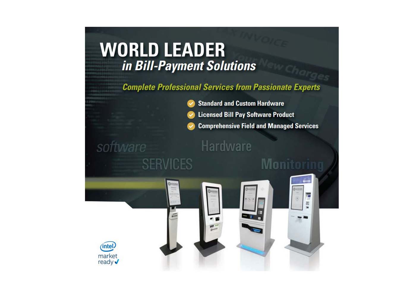 World Leader in Bill Payment Solutions with KIOSK images