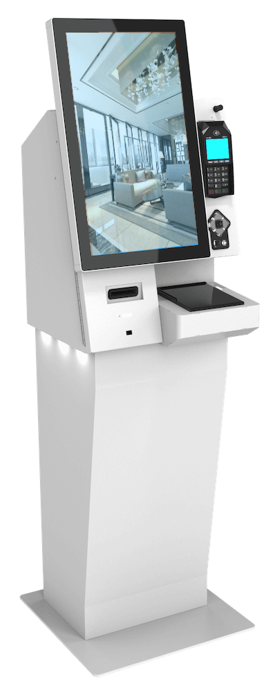 Automated Self Check In And Queuing Ticketing Kiosks Kiosk 4345